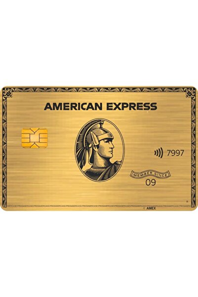 gettsticker Gerçek Gold American Express Kart Kaplama Sticker