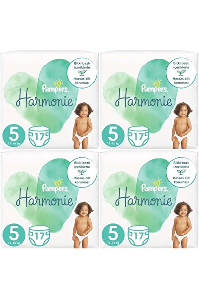 Prima Pampers Harmonie Bebek Bezi Beden:5 (11-16kg) Junior 68 Adet Süper Ekonomik Fırsat Pk