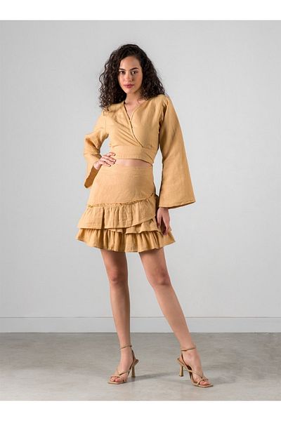 Barine Fusta de in Waves - Design Bej nisip