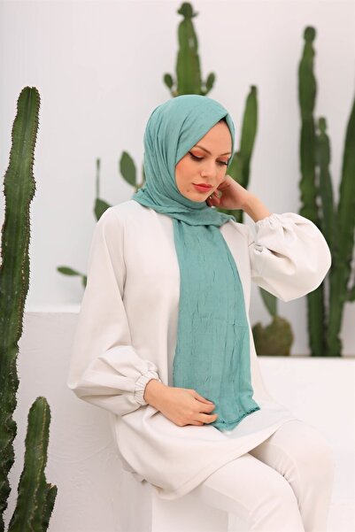 FRESCO SCARFS Women's Hijab Bamboo Scarf Shawl*mint Green