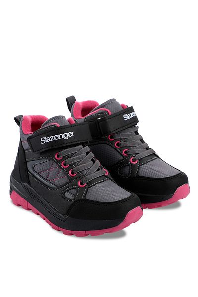 Slazenger Unisex dětské boty Kesha černá / fuchsiová