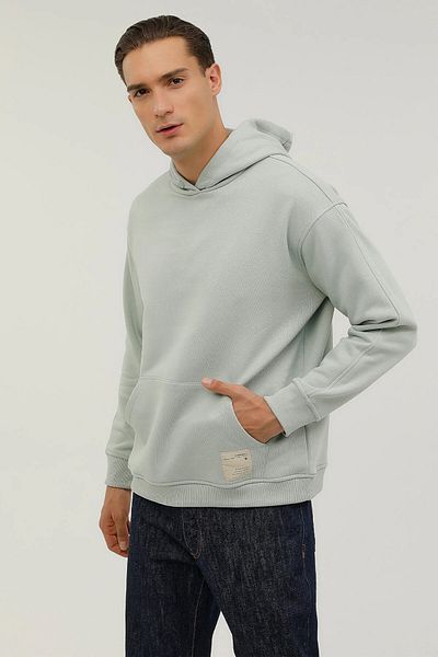 lumberjack Ανδρικό φούτερ με κουκούλα Relaxed Fit Mint 2wcg5162pr