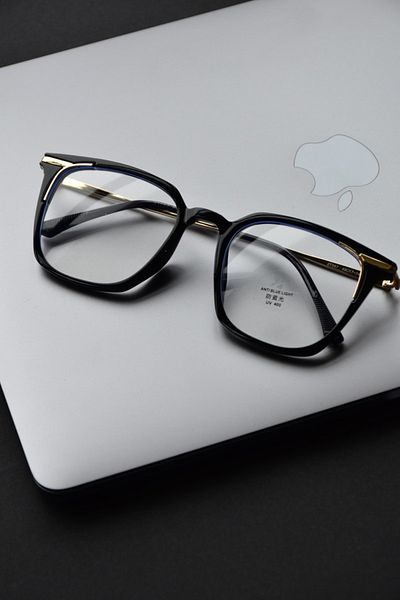 LOOKUP Blue Light Protection Glasses Optical Compatible Can Change Glasses Blue Block Unisex Women Men Black