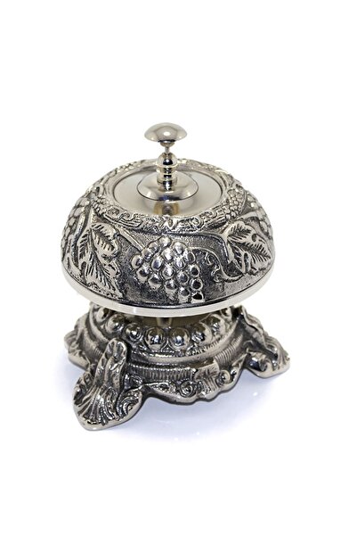 keyfim shop Dekoratif Masa Üstü Pirinç Resepsiyon Zili 18*15 Cm