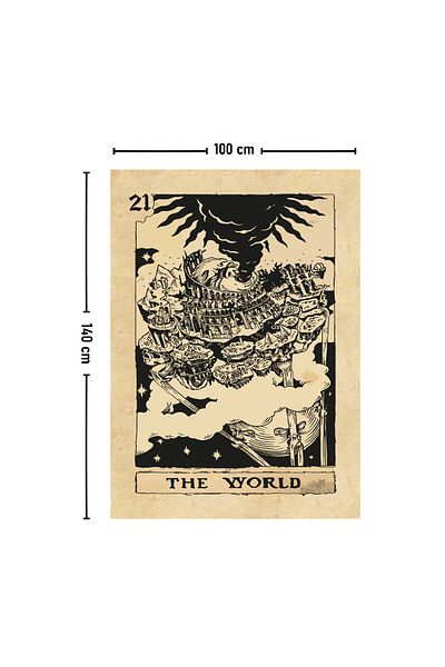 Vagonik Κάρτα Ταρώ The World Ταπετσαρία Τοίχου Μοκέτα 140x100 cm-70x100 cm
