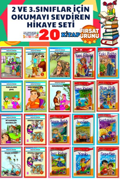 GÖNÜL YAYINCILIK 2.ve 3.sınıfların Zevkle Okuyacağı Süper Kitap Seti