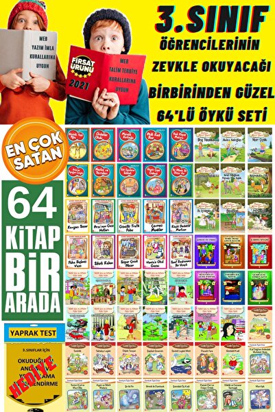 GÖNÜL YAYINCILIK 3.ve 4.sınıflar Için En 64 Kitap (meb Tavsiyeli Her Biri 64 ...