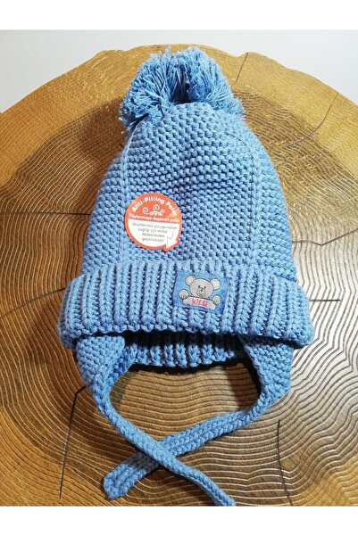 Kitti قبعة صوف برباط للأولاد بعمر 1-4 سنوات - K22120-09-132