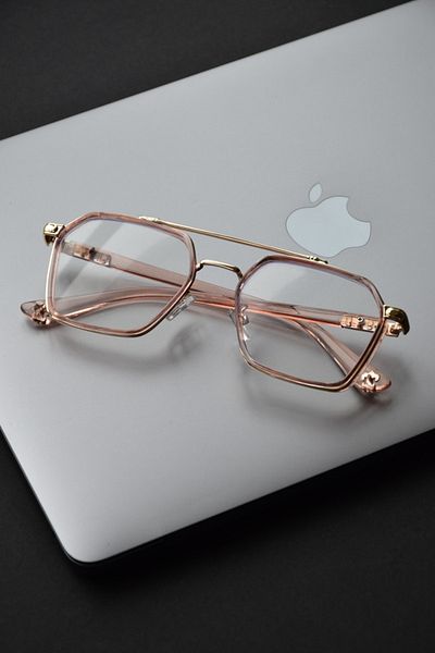 LOOKUP Blue Light Protection Glasses Optical Compatible Can Change Glasses Blue Block Unisex Women Nude Honey