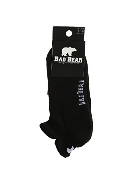 Bad Bear Siyah Erkek Çorap Bear Ankle