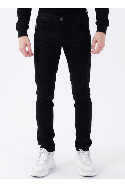 U.S. Polo Assn. Κανονική μέση Κανονικό πόδι Slim Fit Μαύρο ανδρικό παντελόνι Mıcel22k