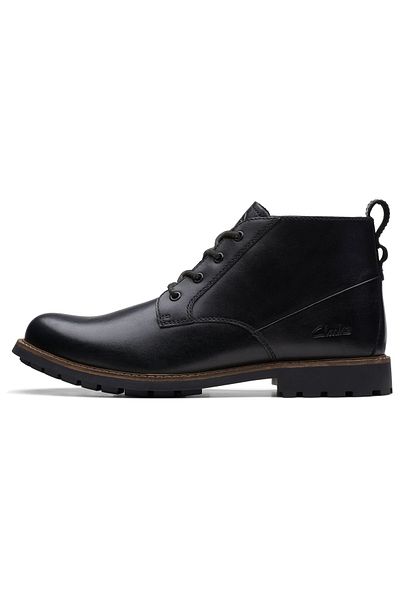 CLARKS Clarks Black Booties Mens Shoes