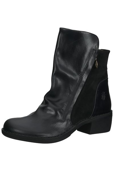 Fly London Stiefelette - Schwarz - Blockabsatz
