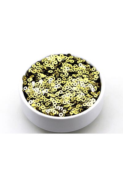 yfhobi 10 Gram- 4 Mm Plastik Payet Pul Ortadan Delik Güpür, Takı, Kumaş Ve Sü...