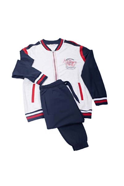 La Livva Erkek Gri Uzun Kol Eşofman Takım Dge7682