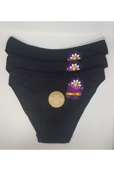 Papatya Γυναικεία Μαύρα Εσωρούχα 1020 Fua Shop 6 Συσκευασία