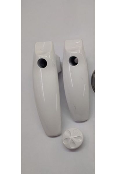 Akdeniz White Color Set Teapot Handle