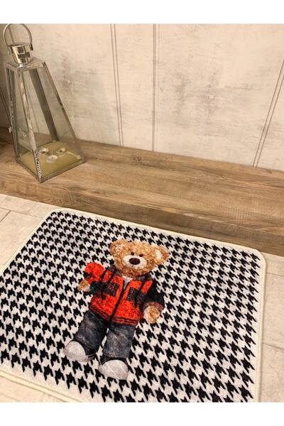 Brillant Çağdaş Sevgililer Günü Kaymaz Taban Kapı Önü Paspası (ebat 50x70)