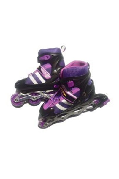 Pasifik Başlangıç Pateni Tek/çift Sıra Ayarlanabilir Işıklı Silikon Teker M(3...