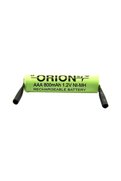 Orion 1.2v Ni-mh Aaa 800mah Şarj Edilebilir Traş Makinası Pili (İNCE PİL)