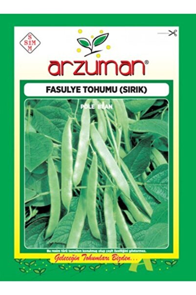 Arzuman Sebze Sırık Fasulye Tohumu