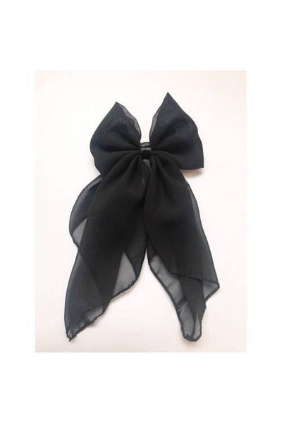 Aker Hediyelik Μαύρο Χρώμα 2,5 cm Κορδέλα σιφόν 20 m