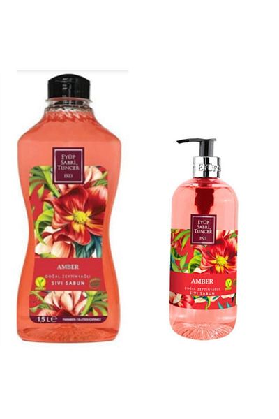 Eyüp Sabri Tuncer - Amber 1500 ml + 500 ml Liquid Soap Set