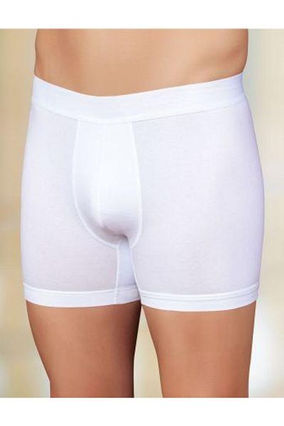 Şahinler 3 Συσκευασία Lycra Ανδρικά Boxers Λευκό Χρώμα