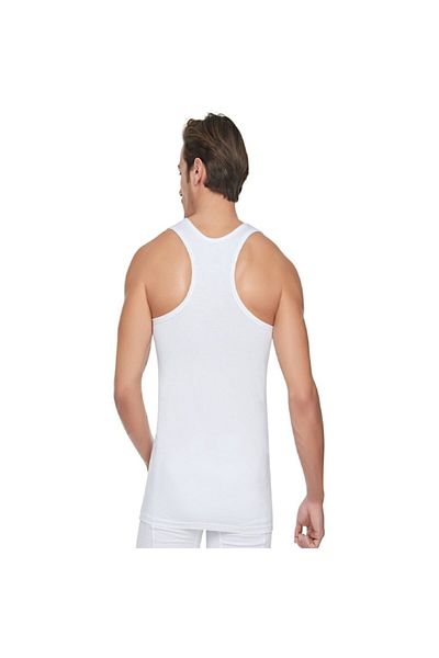 Tutku Ανδρικό εσώρουχο White Sportsman Rib 6 τεμαχίων