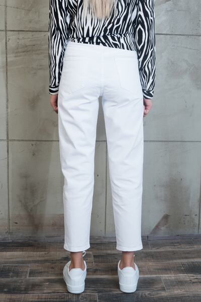 Desperado Γυναικείο Λευκό Mom Boyfriend Jean Παντελόνι 4640801