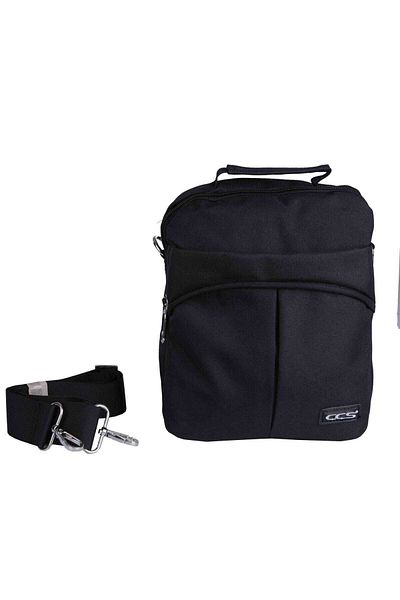 ÇÇS Geantă Messenger pentru bărbați 31111-syh Negru