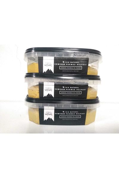 TOROS NATUREL 700Gr Ermenek Halva - with Molasses and Tahini, Pack of 3