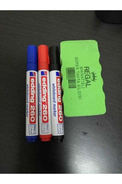 Edding Tahta Kalem Seti 3 Kalem + 1 Silgi