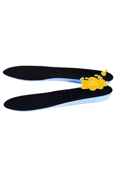 Kolemens Ithal Marka Yumuşak Ortopedik Tabanlık Ayakkabı Tabanı Siyah