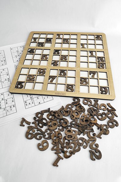 metafortoys سودوكو خشبي 30x30 خشب القيقب