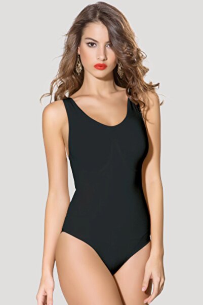 NBB Kadın Çıtçıtlı Body Korse Siyah 2979