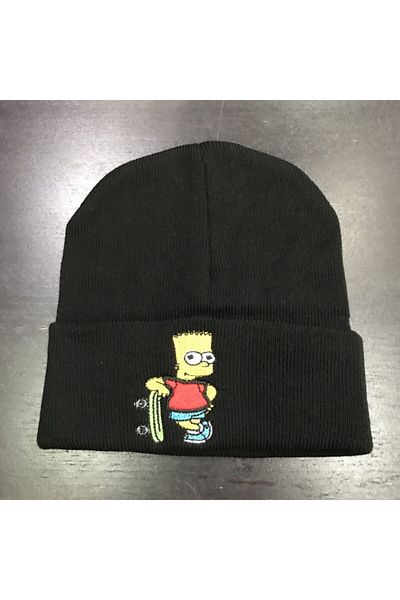 Atlantis Unisex Black Simpsons (bart) Original Licensed Beret