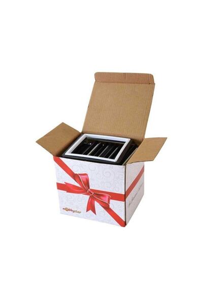 PinecoDesign Adhesive Disassemble Square Mini Frame |   White (15 Pieces - 8.5X8.5 cm)