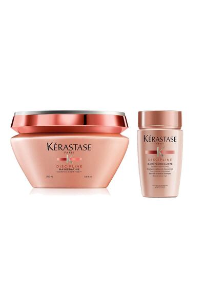 Kerastase قناع الشعر بالماسكراتين 200 مل + شامبو الانضباط 80 مل