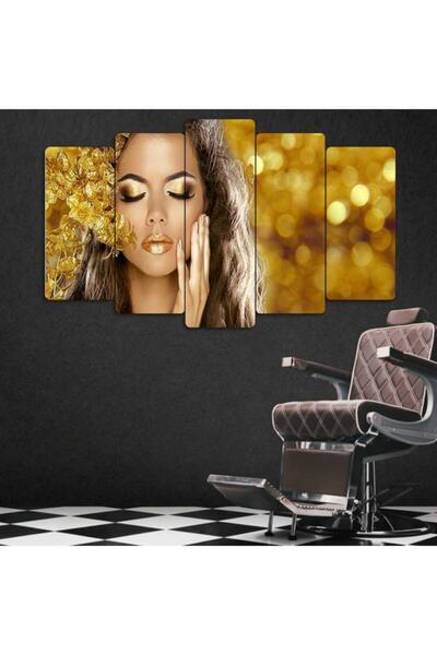 EVLOYA Makyaj, Kuaför - 5 Parçalı Tablo