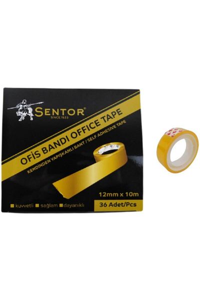 Sentor Ταινία Γραφείου 12mmx10m 36 Τεμάχια