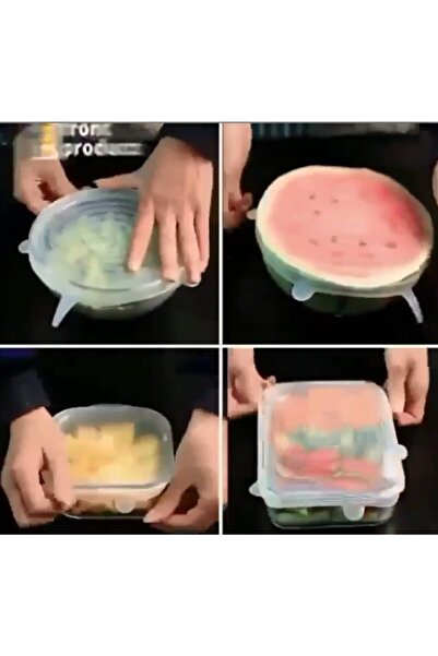 6 Lı Silikon Kapak