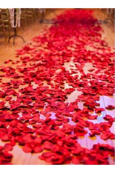 Happyland Sevgililer Günü 4000 Kırmızı Yapay Kumaş Gül Yaprakları