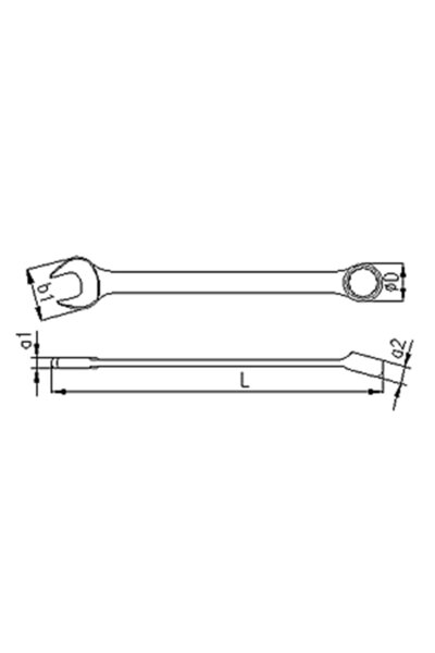 İzeltaş Combined Wrench Short Size 22mm