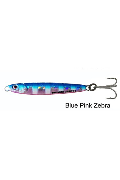 Savage Gear 3D Slim Minnow 5 gr 4,6 cm Jig Sahte Balık Blue Pink Zebra