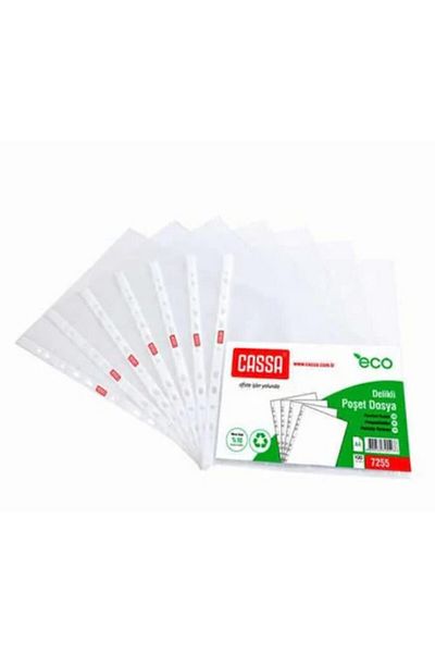Cassa Eco Perforated Bag File 100 Pack 7255