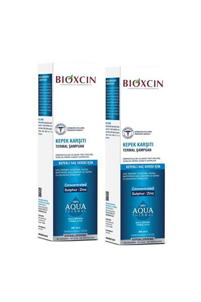 Bioxcin Aqua Thermal 300 Ml + 2 Pack Anti-Dandruff Shampoo