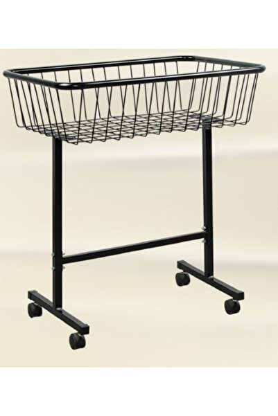 vitrinraf Ürün Sepeti, Havuz Sepet, Tel Sepet 50 X 80 Tekerlekli