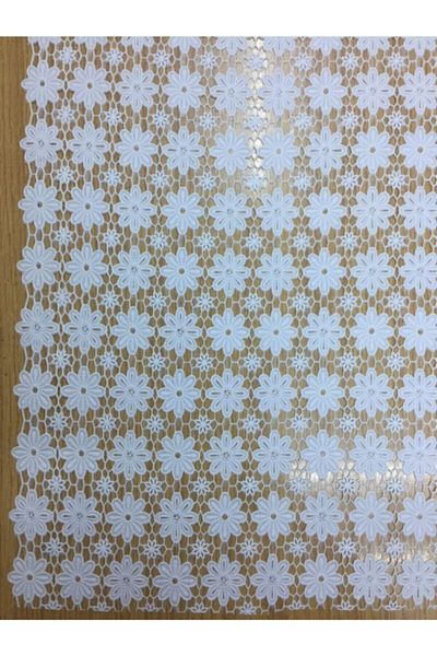 Seron 50 cm x 5 metri Husa de raft din dantela alba