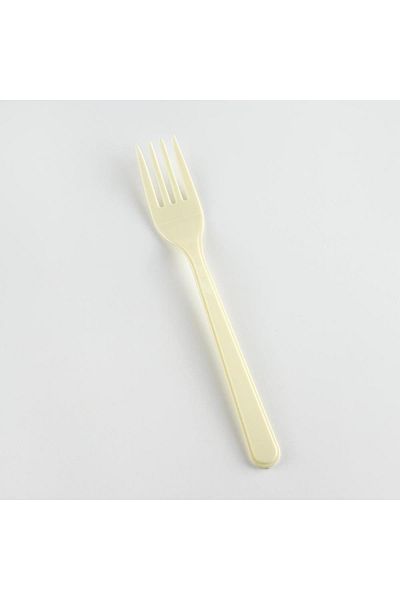 rennway Cream Plastic Fork 25 Pieces